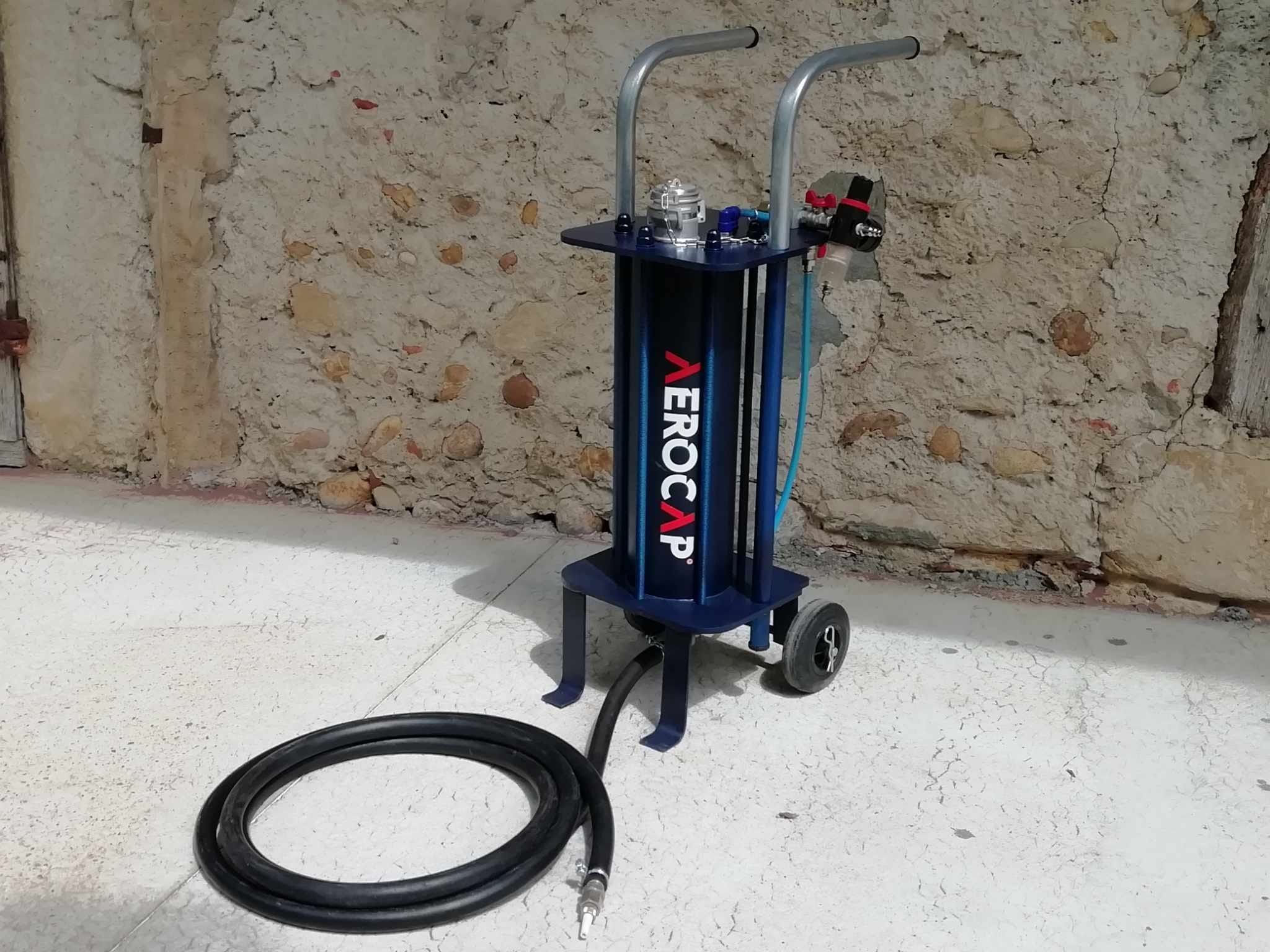 Aérogommeuse idéale pour nettoyer une piscine